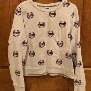 PINK crew neck sweatshirt